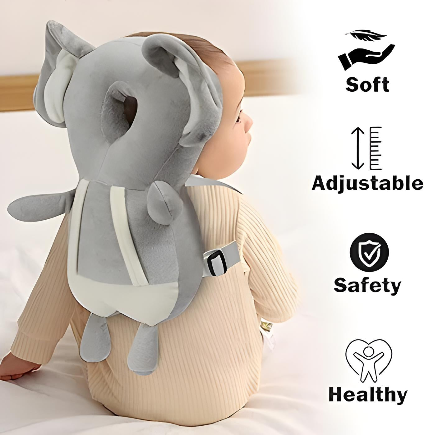 Baby Safety Backpack with Soft Toy